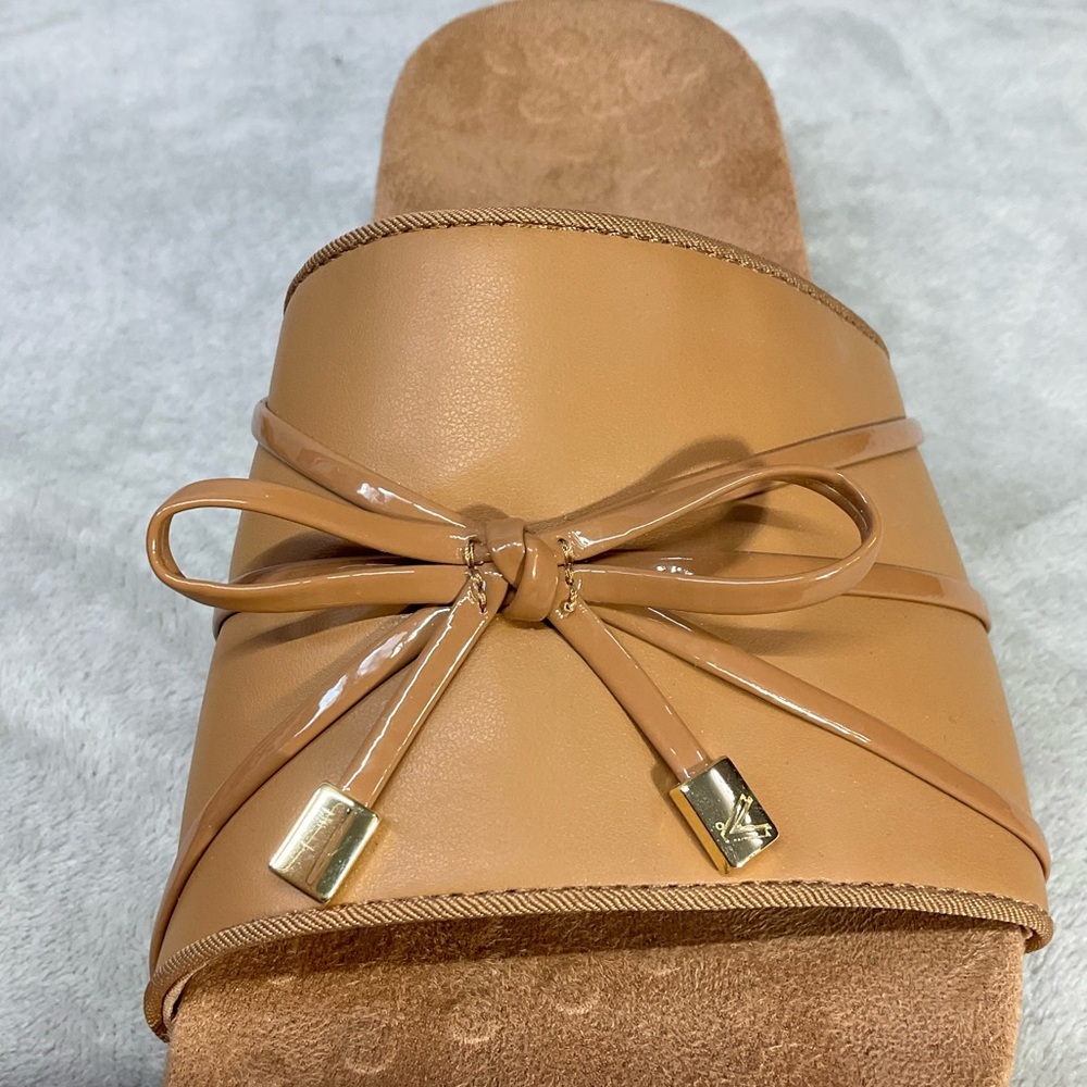 Vionic Bella Slide Sandals With Bow Camel Women’s 10 - Picture 6 of 8